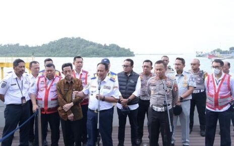 Jasa Raharja & Kemenhub Tinjau Pelabuhan Merak-Bakauheni Jelang Nataru