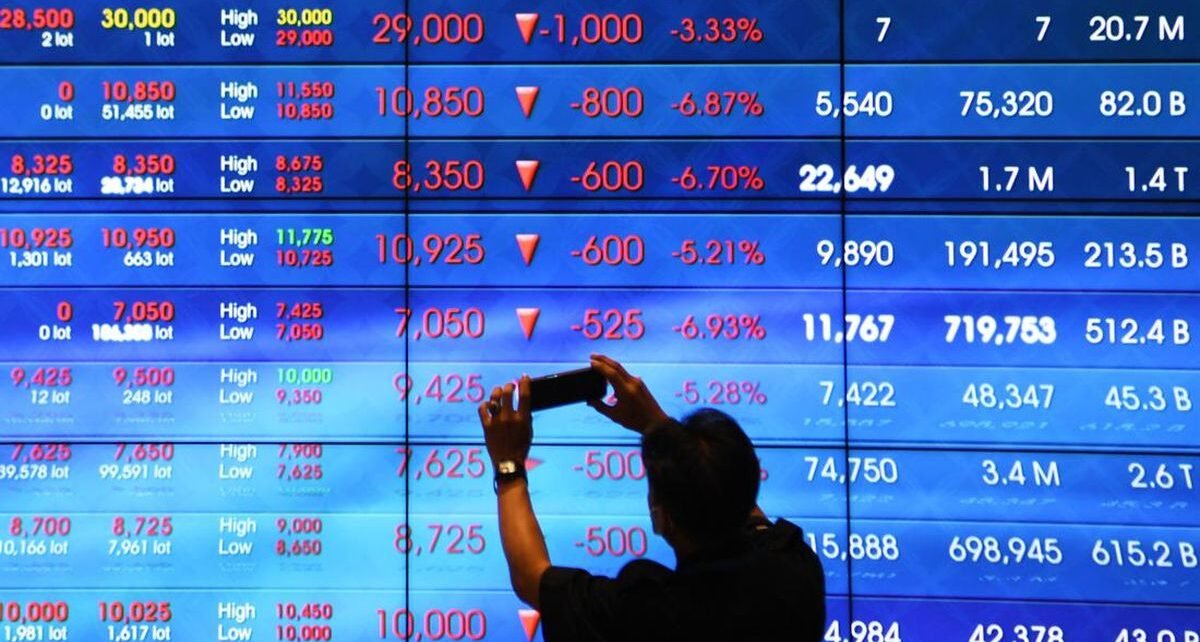 IHSG Merah 7.065 Sore Ini, 312 Saham Tergelincir