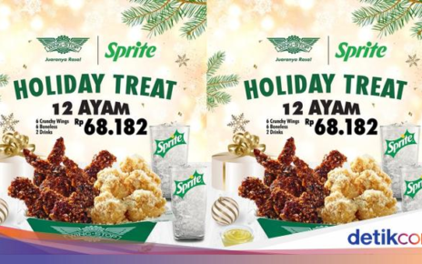 5 Promo Jajanan Buat Ngemil Saat Libur Natal, Donat hingga Burger