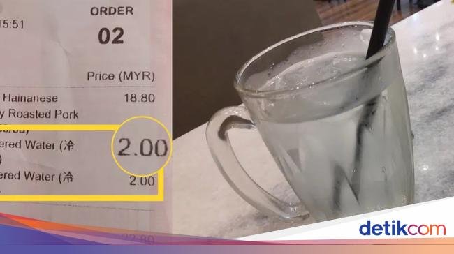 Pesan Air Es Saat Makan di Restoran, Pembeli Ini Kesal Ditagih Rp 14 Ribu