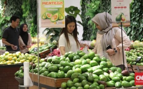 Pengunjung Serbu Anggur Muscat di Transmart Full Day Sale