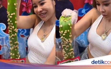 Seksi! Penjual 'Milk Candy' Kaki Lima di Thailand Curi Perhatian