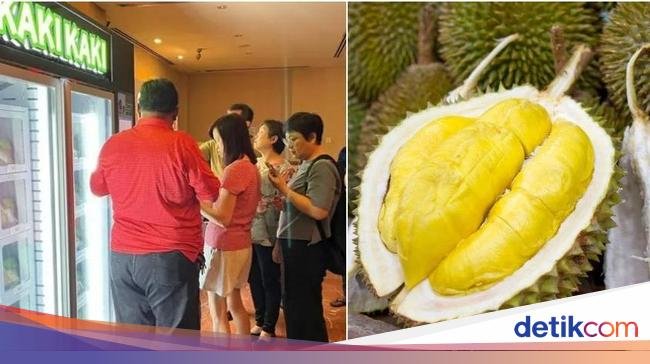 Gerai Ini Jual Durian Mao Shan Wang Pakai Mesin Otomatis