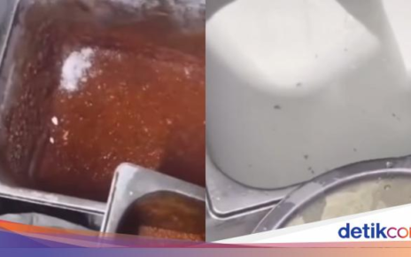 Jorok! Resto Ini Simpan Daging Mentah Campur Sayuran dan Minyak Bekas