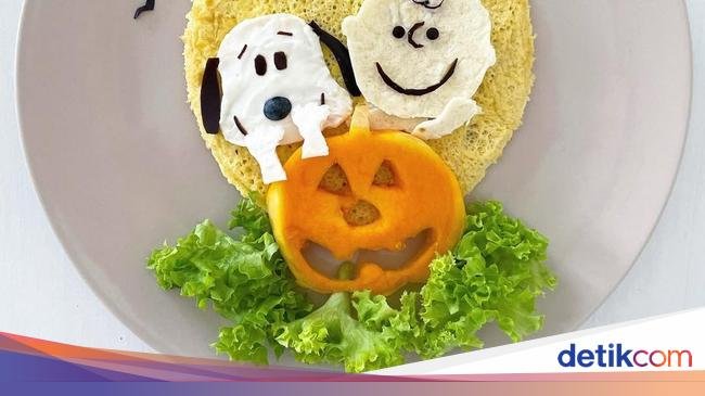 10 Kreasi Telur Keren, Snoopy dan Winnie the Pooh Untuk Sarapan Anak