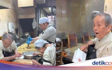 Salut! Pasangan Lansia Ini Semangat Jualan Kroket Selama 45 Tahun