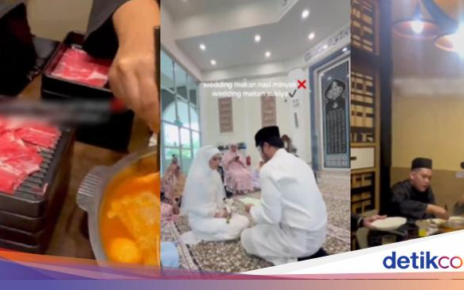 Unik! Pengantin Ini Pilih Rayakan Pernikahannya di Restoran Shabu