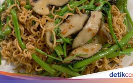 Resep Bakmi Goreng Kangkung yang Mulur Segar Untuk Makan Siang