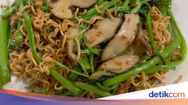 Resep Bakmi Goreng Kangkung yang Mulur Segar Untuk Makan Siang