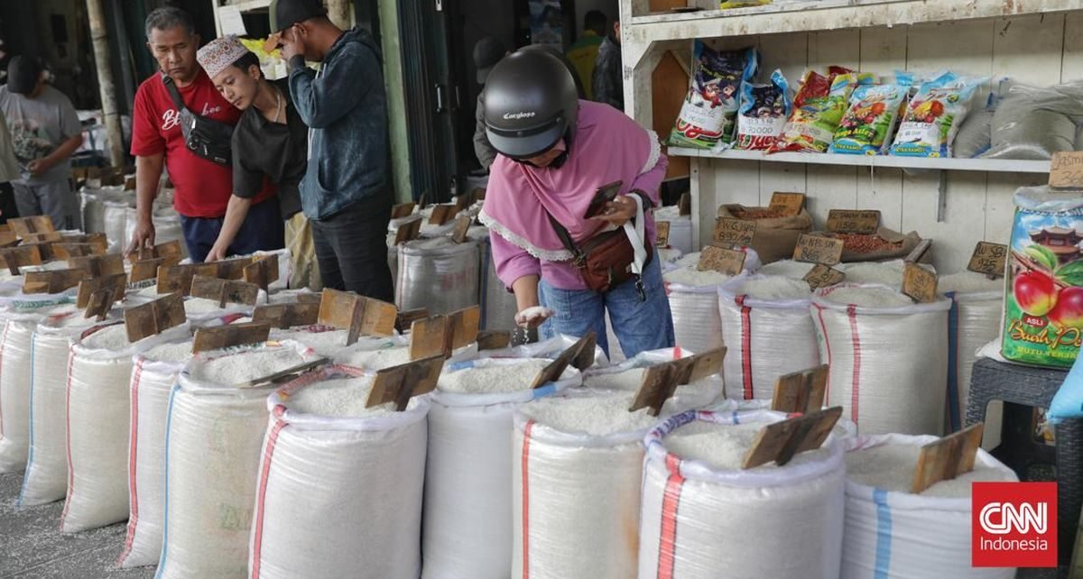 Harga Beras di Pasar Induk Cipinang Merambat Naik Sepekan Jelang Puasa