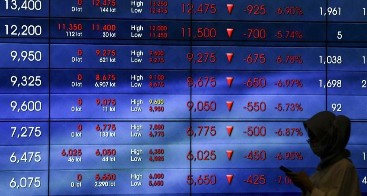 IHSG Anjlok 1,8 Persen ke 6.485, Hampir Semua Sektor Tergelincir