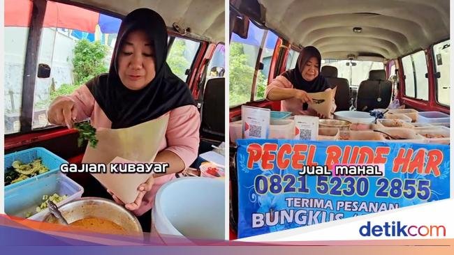 Bude Har Jualan Pecel Pakai 'Kalkulator Langit', Tak Pusingkan Untung Rugi