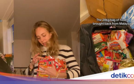 Bule Ini Borong 28 Kg Snack dari Malaysia, Ada Mie Instan Indonesia