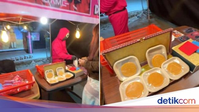 Kreatif! Gerai Ini Jual Permen Dalgona dengan Pelayan Berkostum Pink