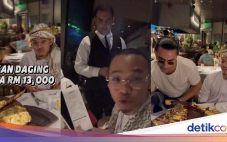 Makan di Resto Salt Bae, 5 Pengunjung Ini Habis Ratusan Juta Rupiah