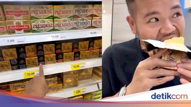 Bikin Konten Makan Mentega Batangan, Pria Ini Dibanjiri Komentar