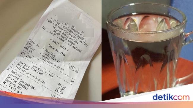 Pesan Segelas Air Hangat di Resto, Pembeli Ini Kaget Lihat Harganya!