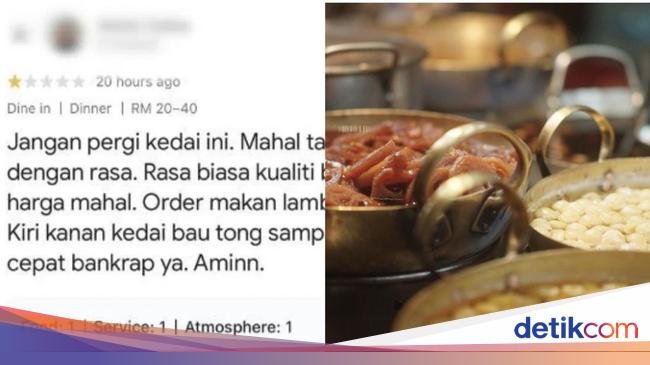 Uang Pelanggan Dikembalikan Gegara Mendoakan Restoran Bangkrut