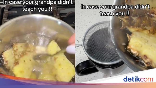 Jangan Dibuang! Kulit Nanas Bisa Diracik Jadi Teh Anti-Inflamasi