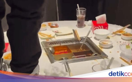 Jijik! 2 Remaja Buang Air Kecil di Hotpot Restoran