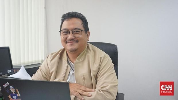 Kepala Departemen Usaha Mikro BRI RO Jakarta 2, Erwin Sapari di kantornya, Jakarta, Rabu (19/3)