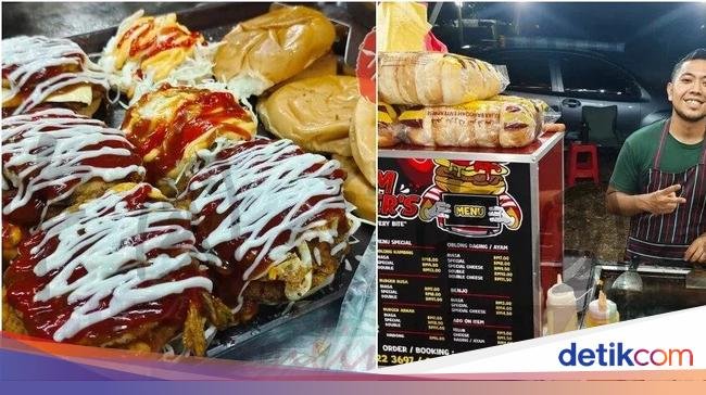 PNS Ini Rela Jualan Burger Kaki Lima hingga Dini Hari demi Beli Rumah