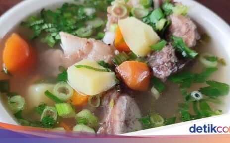 Resep Sup Iga Sayuran Berkuah Kaldu Bening Menyegarkan