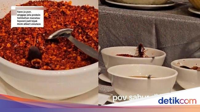 Sahur di Hotel, Wanita Ini Temukan Kecoak Hidup di Wadah Chilli Flakes