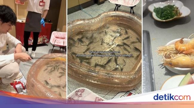 Seru! Makan Hot Pot di Restoran Ini Bisa Pancing Udang Sendiri