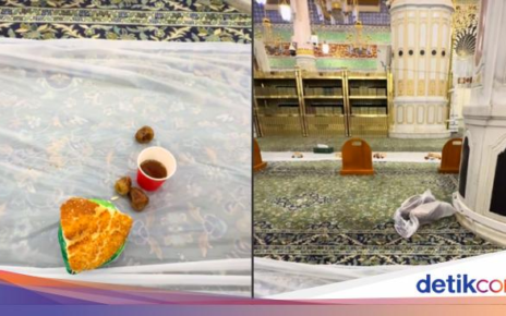 Begini Suasana Berbuka Puasa di Raudhah Masjid Nabawi