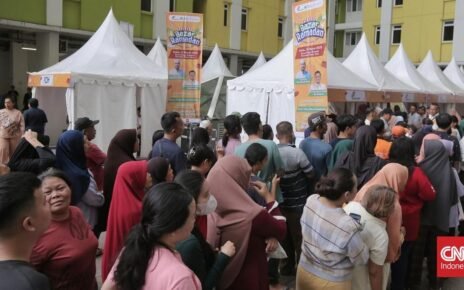 Pasar Murah Spesial Ramadan di Rusun Pasar Rumput